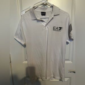 White Emporio Armani Polo